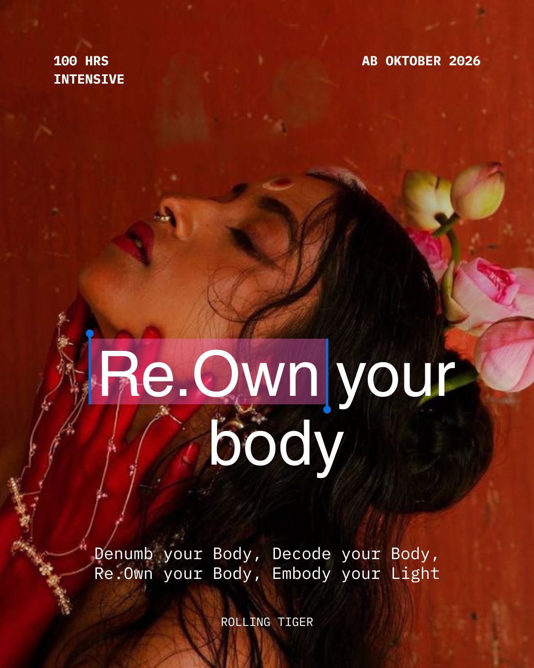 Re.Own Breathwork Teachertraining 2026/27 *ANZAHLUNG*